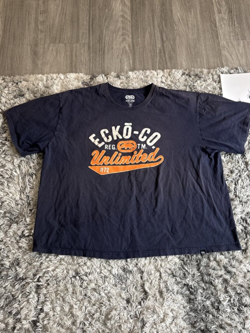 Ecko Unltd. 00 S Ecko Unltd Graphic Y2K Grunge Short Sleeve T Shirt Sz 5XB